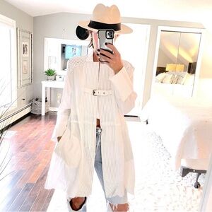 Jackett Leather Mix Material